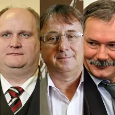 Pięciu mężczyzn w garniturach. Czy to oni decydują, ile zarabia członek zarządu spółdzielni mieszkaniowej?