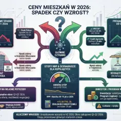 Prognoza cen mieszkań w 2026: Spadki czy wzrosty? Zastanawiasz się, ile kosztuje metr kwadratowy mieszkania w bloku? Analiza głównych czynników i scenariuszy dla kupujących.